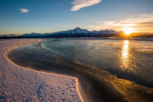 Alaskan Winter Sunset